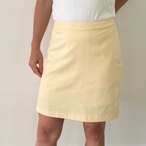 Vintage Butter Yellow Golf Athletic Skort Womens' 30 / 8 with pockets